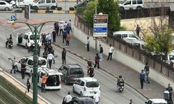 Trafikte çıkan kavgaya polis müdahale etti