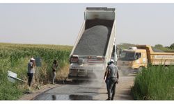 Şanlıurfa Harran’da yollar yenileniyor !