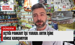 Açtığı pankart işe yaradı; artık işine kimse karışmıyor