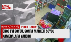 Önce evi soydu, sonra marketi soydu kameralara yansıdı