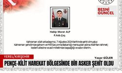 Pençe-Kilit Harekat bölgesinde bir asker şehit oldu