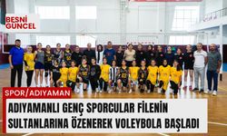 Adıyamanlı Genç Sporcular Filenin Sultanlarına Özenerek Voleybola Başladı