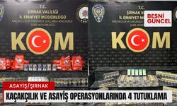 Kaçakçılık ve asayiş operasyonlarında 4 tutuklama