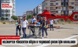 Helikopter yüksekten düşen 8 yaşındaki çocuk için havalandı