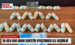 26 Kilo 650 gram sentetik uyuşturucu ele geçirildi