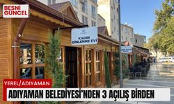 Adıyaman Belediyesi’nden 3 Açılış Birden