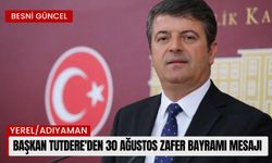 Başkan Tutdere'den 30 Ağustos Zafer Bayramı mesajı