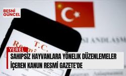 Sahipsiz hayvanlara yönelik düzenlemeler içeren kanun Resmi Gazete'de