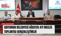 Adıyaman Belediyesi Meclis Toplantısı gerçekleştirdi