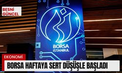 Borsa haftaya sert düşüşle başladı