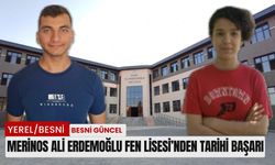 Merinos Ali Erdemoğlu Fen Lisesi’nden Tarihi Başarı