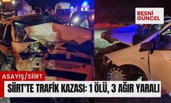 Trafik kazası: 1 ölü, 3 ağır yaralı