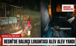 Besni’de Balıkçı Lokantası Alev Alev Yandı - Videolu Haber