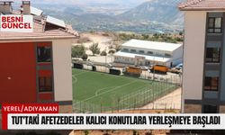 Tut'taki afetzedeler kalıcı konutlara yerleşmeye başladı