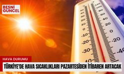 Türkiye'de Hava Sıcaklıkları Pazartesiden İtibaren Artacak