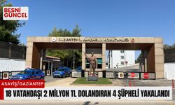 18 vatandaşı 2 Milyon TL dolandıran 4 şüpheli yakalandı