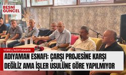 "Çarşı Projesine karşı değiliz"