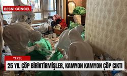 25 yıl çöp biriktirmişler, kamyon kamyon çöp çıktı