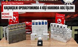 Kaçakçılık operasyonunda 4 kişi hakkında adli işlem