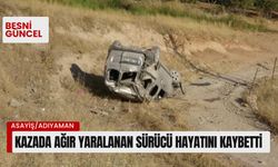 Adıyaman'da kazada ağır yaralanan sürücü hayatını kaybetti