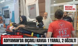 Adıyaman'da bıçaklı kavga: 1 yaralı, 2 gözaltı