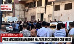 Pres makinesinin arasında kalan işçi öldü