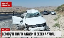 Gercüş’te trafik kazası: 1’i bebek 4 yaralı