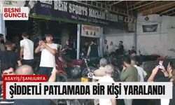 Şiddetli patlama: 1 kişi yaralandı