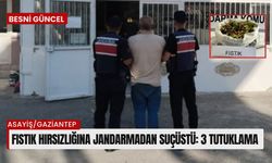 Fıstık hırsızlığına jandarmadan suçüstü: 3 tutuklama