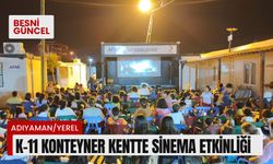 Adıyaman Belediyesi’nden K-11 Konteyner Kentte sinema etkinliği