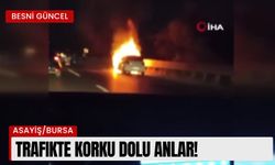 Arıza yapan araç bomba gibi patladı