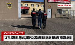 Kesinleşmiş hapis cezası bulunan hırsızlık şüphelisi yakalandı