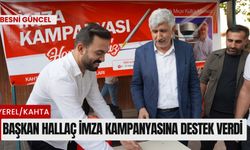 Başkan Hallaç imza kampanyasına destek verdi