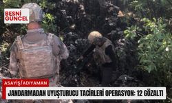 Adıyaman’da jandarmadan uyuşturucu tacirleri operasyon: 12 gözaltı