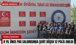 8 Yıl önce PKK saldırısında şehit düşen 12 polis anıldı