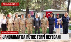 Jandarma’da rütbe terfi heyecanı