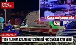 Tırın altında kalan motosikletli feci şekilde can verdi!