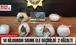 14 Kilogram skunk ele geçirildi: 2 gözaltı