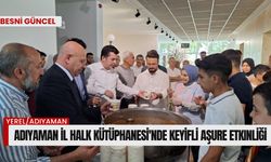 Adıyaman İl Halk Kütüphanesi'nde keyifli aşure etkinliği