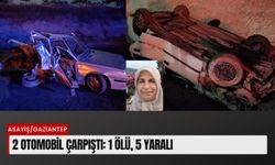 2 Otomobil çarpıştı: 1 ölü, 5 yaralı