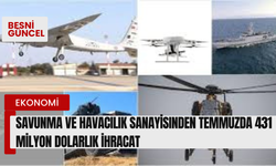 Savunma ve havacılık sanayisinden temmuzda 431 milyon dolarlık ihracat