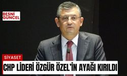 CHP lideri Özgür Özel’in ayağı kırıldı