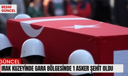 Irak kuzeyinde Gara bölgesinde 1 asker şehit oldu