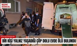 Yalnız yaşadığı çöp dolu evde ölü bulundu