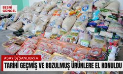 Tarihi geçmiş ve bozulmuş ürünlere el konuldu