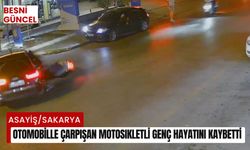 Otomobille çarpışan motosikletli genç hayatını kaybetti