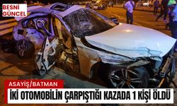 İki otomobilin çarpıştığı kazada 1 kişi öldü