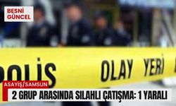 2 Grup arasında silahlı çatışma: 1 yaralı