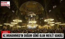 Hz.Muhammed'in doğum günü olan Mevlit Kandili Yarın