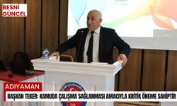 Başkan Teker: Kamuda çalışma sağlanması amacıyla kritik öneme sahiptir